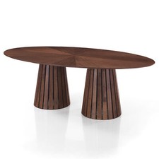 TAVOLO OVALE MALTA WALNUT