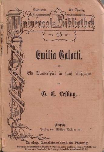 Emilia galotti ein - emilia,