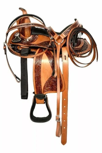 Sella pelle cavallo nera - cavallo,