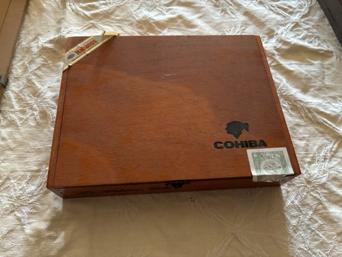 Scatola legno antica cohiba - in,
