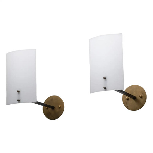 Coppia applique ottone - coppia,