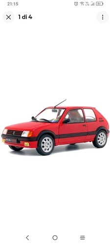 Peugeot 205 gti 1985 - 1,9, red