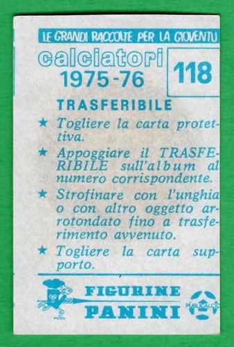 Trasferibile calciatori panini - trasferibile,