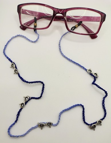 Collana occhiali cotone - x, in