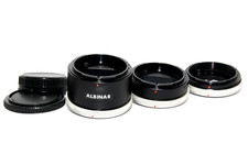 CANON FD ALBINAR Tubi Prolunga EXTENSION TUBE 12mm 20mm 36mm Macro A-1 AE-1 F-1