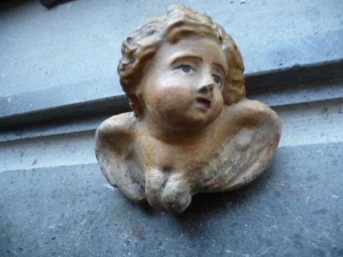 Testina angelo ottocentesca - testina, d'angelo