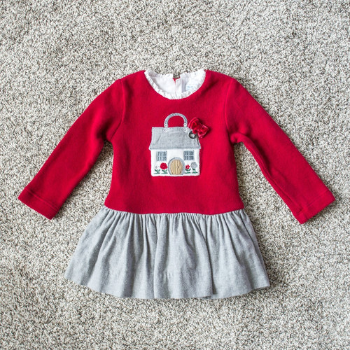 Vestito maglione manica lunga