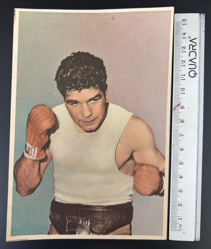 Figurina boxe monello 1956 - figurina, il