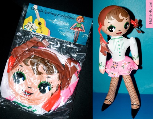 Vintage gonfiabile doll - gonfiabile,