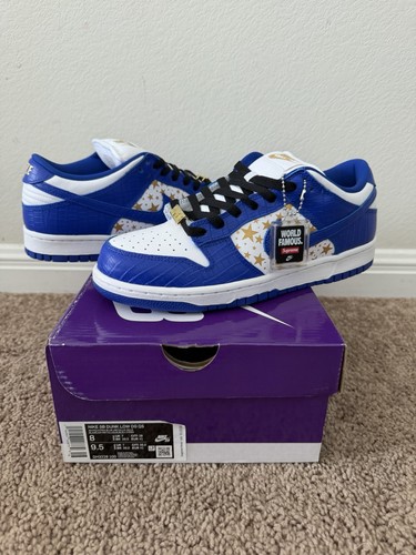 Nike dunk low supreme stars - sb,