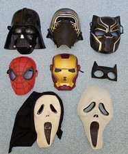 Maschere Varie n. 8 pezzi insieme.