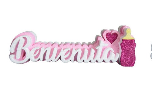Scritta polistirolo benvenuto - scritta,