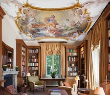 3D Angel NA6147 soffitto parete carta murales stampa parete decalcomania deco AJ WALL Fay