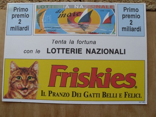 Cartolina nazionale lotteria - nazionale,