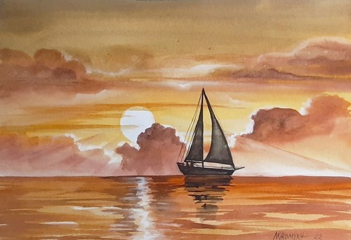 Tramonto con una - cm.tramonto,
