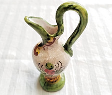 Piccola Anfora Caraffa Brocca Ceramica Deruta Originale Vintage Decorata cm 13