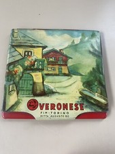 Scatola di Latta Matite Augusto Bo FIM Torino Paolo Veronese Grafica Anni '50