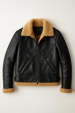 Giubbotto Uomo Nero RAF B3