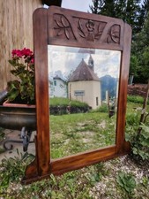 Antico Specchio In Legno