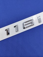Logo 116i chrome badge Emblème Autocollant