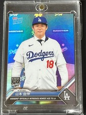 Topps Now Yamamoto Dodgers Parallel Baseball Trading Card Series Pro