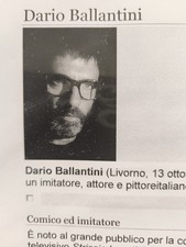 AUTOGRAFO ORIGINALE DARIO