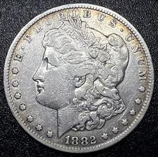 1882 CC Morgan Silver Dollar