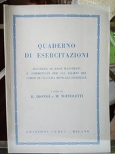 DIONISI - TOFFOLETTI Quaderno di esercitazioni (Bassi illustrati e commentati)