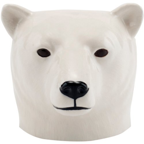 Quail ceramics face - face, cup