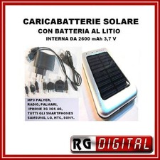 CARICABATTERIE SOLARE