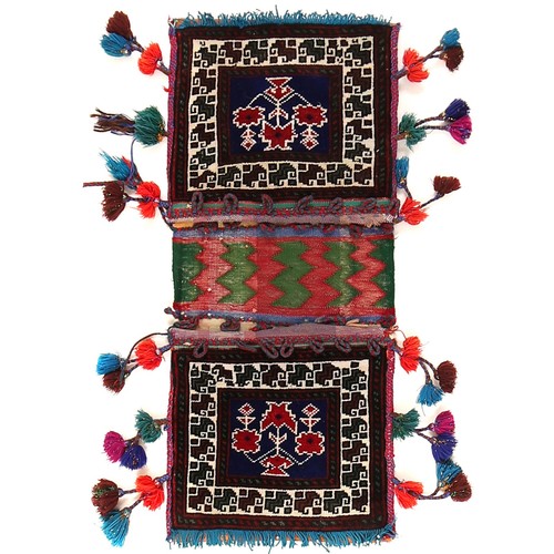 Borsa sella tribale tessuta - sella,