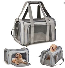 Trasportino morbido per cani e gatti - Tasche laterali, Viaggio aereo - Taglia M