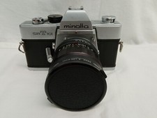 Minolta SRT 101 con obiettivo Soligor f/2.8 28mm + filtro Toshiba S L39 58mm