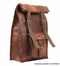 Borsa zaino uomo vera pelle vera borsa borsello porta laptop marrone vintage