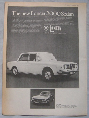 1971 lancia 2000 sedan - 1971,