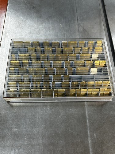 Set font ottone - font, pulito
