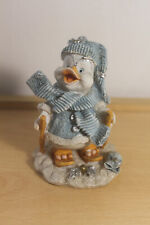 Statuina papero natale articoli per natale feste christamas papero animali neve 