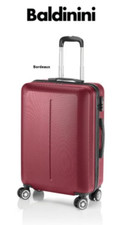 BALDININI TROLLEY IN ABS 81 LITRI - VERDE FORESTA O BORDEAUX - 8 RUOTE ROLLER