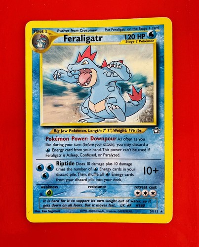 Lotto carte pokemon - pokemon, feraligatr