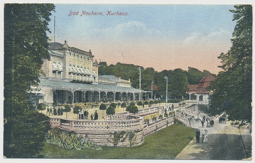 Cartolina bad nauheim kurhaus - bad,