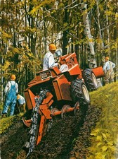 Cartolina pubblicitaria Fosso Strega R65 Trencher - usata nel 1973