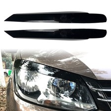 Faro proiettore anteriore trim cover per volkswagen touran 2011 - 2015 nero