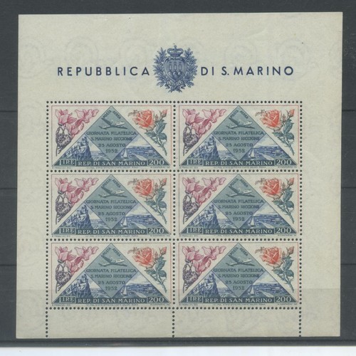 San marino 1952 fiori - 1952, b.f.