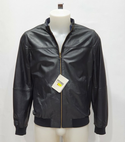 Giubbino bomber vera pelle - in,