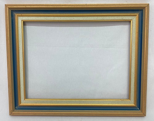 Cornice legno blu oro per - legno, e