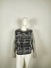 MSGM MAGLIA MAGLIETTA FELPA T SHIRT TAGLIA M COLORE GRIGIO 