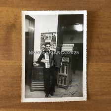 Fotografia Promozionale Vintage - FISARMONICISTA 1947 - 12x17 Con Dedica