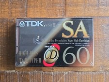 TDK SA60 Blank Cassette Tape