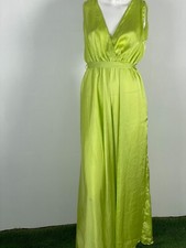 VICOLO VESTITO ABITO VESTITINO DONNA VERDE FLUO NUOVO CON ETICHETTA TG TU