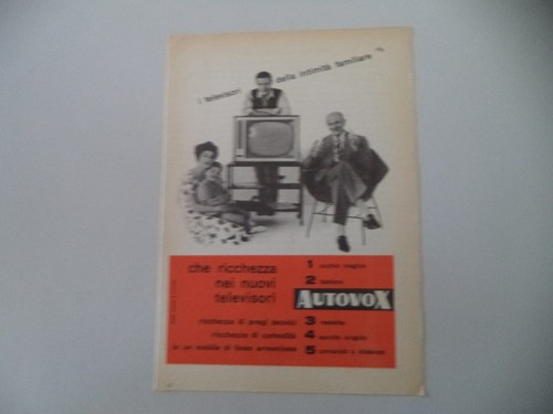 Advertising pubblicità 1959 - advertising,